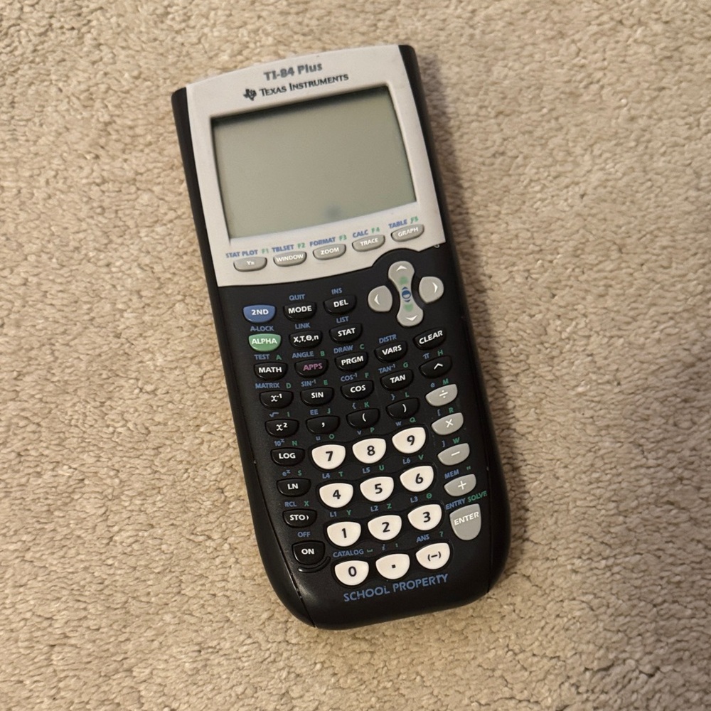 Texas Instruments TI-84 Plus Black Graphing Calculator